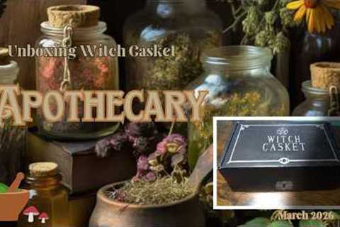 Unboxing Witch Casket - Apothecary | March Monthly Subscription Box | #spoilers |