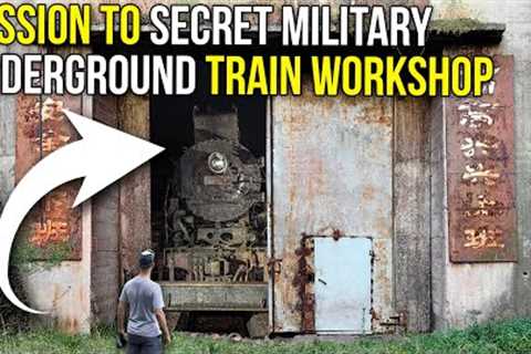 Exploring a secret military underground train workshop | ABANDONED
