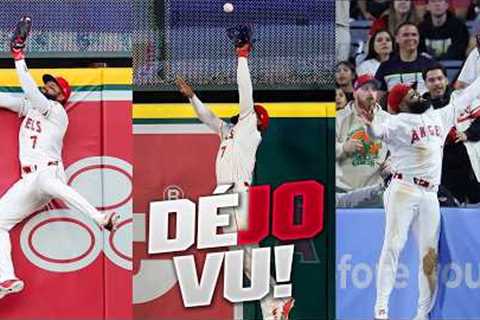 WHAT. A. GAME. Jo Adell robs THREE HOME RUNS against the Mariners! 🤯🙅