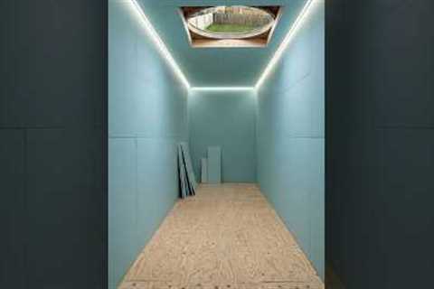 I Built a SECRET Underground Room Under My Backyard #tinyhouse #interiordesign #airenovation