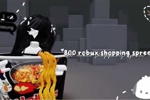 ⋅˚₊‧ ୨୧ ‧₊˚ ⋅ 800 robux shopping spree and a small q&amp;a ᶻ 𝗓 𐰁 .ᐟ