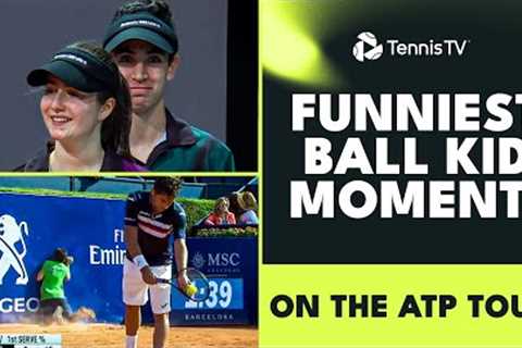 Funniest Tennis Ball Kid Moments! 😂