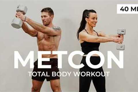 40 Min Full Body METCON Workout (Strength, Conditioning &amp; Abs)