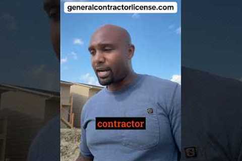 How to become a contractor the easy way #generalcontractor #construction