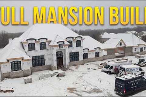 FULL MANSION BUILD | Start To Finish | Construction ASMR