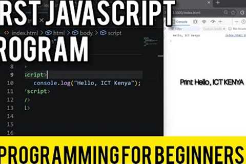 Programming for Beginners Pt 3 – Never Coded Before? Try This 2-Min JavaScript Tutorial