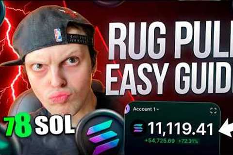 How to Launch a Meme Coin With Rug Pull On Solana | Live Trading (2026 Method)