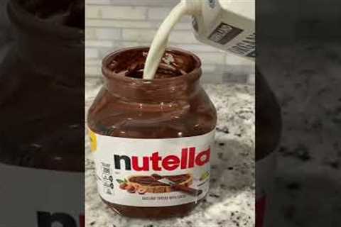 Have you ever tried this?? Nutella Food Hack