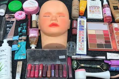 Satisfying ASMR Makeup Unboxing 💄 Mannequin Face Transformation in 4:04 Minutes