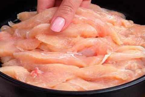 Don't cook chicken breasts until you see this recipe! A simple and delicious dinner recipe!