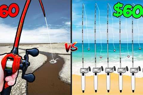 $60 vs $600 Saltwater Budget Fishing Challenge