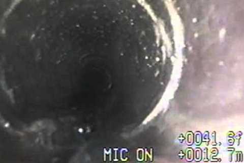Plumbing Camera - shows pipe needs sewer line repair