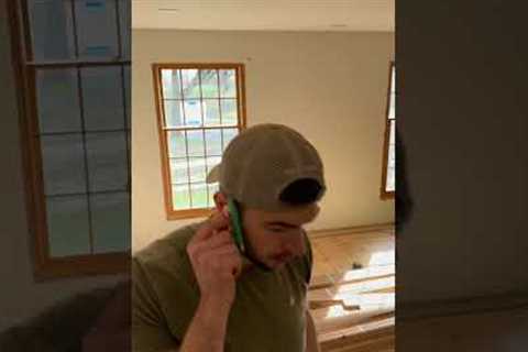 How To Install A Hardwood Floor (BY YOURSELF)!! #flooring #hardwood
