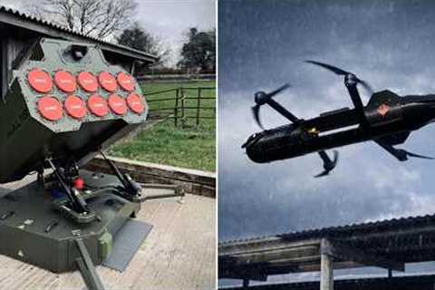 Drone Swarm Launcher?! HAL10 ⚡ #military #drone #wartech #defense #technology
