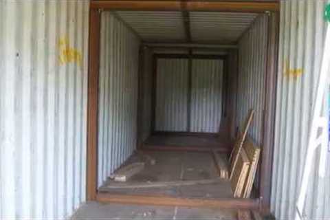 UNDERGROUND BUNKER shipping container/ part 1