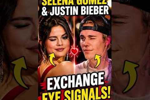 A Secret Moment: Selena Gomez and Justin Bieber Exchange Eye Signals!