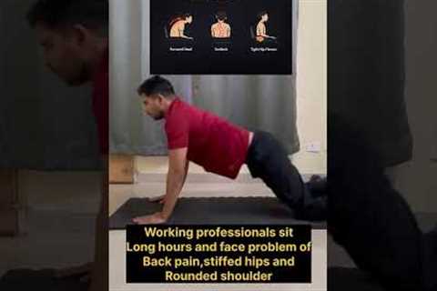Fix Lower Back and neck Pain FAST 🔥 2 Simple Exercises for Posture &amp; Relief | posture..