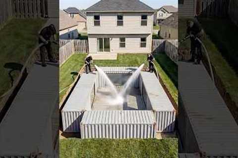 Building an Underground Shipping Container Pool Home