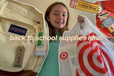 back to school supplies haul! 7th grade | DeliciousPoptart