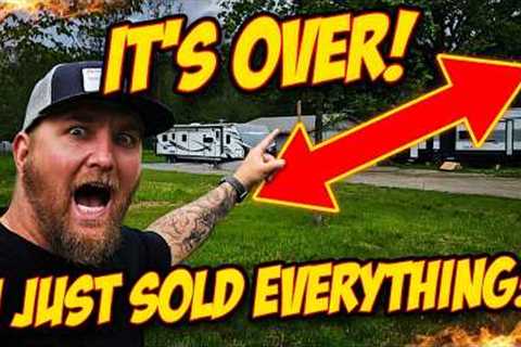 SOLD IT ALL &amp; KICKED EVERYONE OUT!  tiny house, homesteading, off-grid, cabin build, DIY, HOW TO