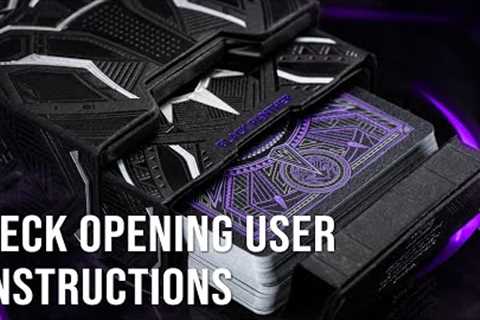 Black Panther | Deck Opening User Instructions