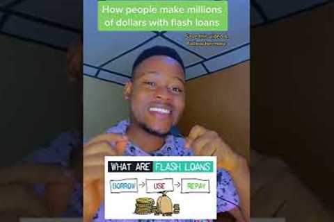 How people make millions with Crypto flash loans #crypto