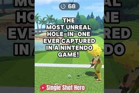 Satisfying Hole-In-One In Nintendo Sports #golf #satisfyingvideo #game