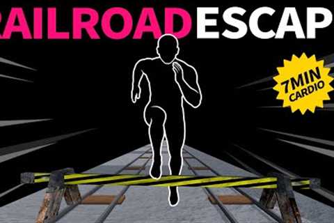 Immersive Interactive Warm-up | Railroad Escape Theme | Run Cardio Workout
