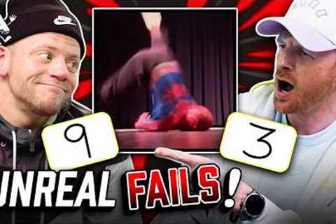 Dude Perfect Rates UNBELIEVABLE Fan Sports Fails and NBA Announcer Does Play-by-Play