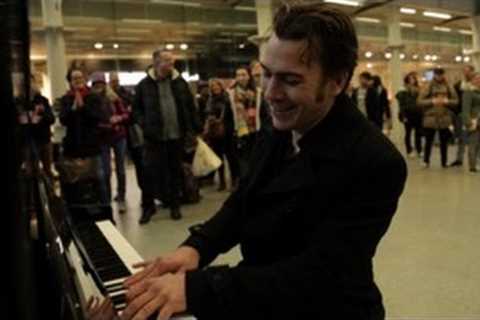 When a professional musician sits down at a public piano