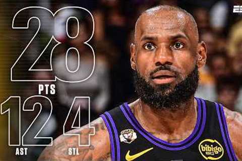 LeBron James’ double-double fuels Lakers’ win vs. Suns | NBA on ESPN