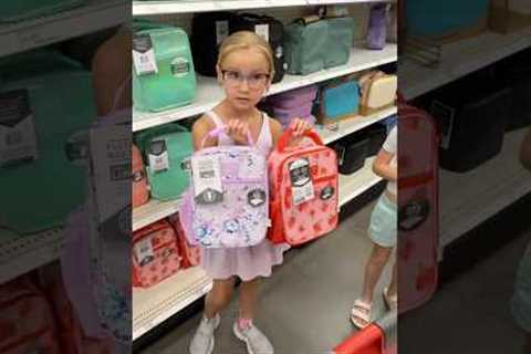 Back to school shopping! #shorts #viral #family #vlog #backtoschool
