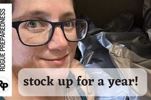 Expert's GUIDE to Stocking Up on One Year of Food Storage!