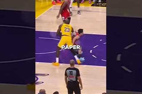 How Did a 5'7 Player Do THIS to LeBron James😨😲#shorts