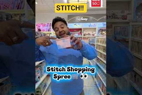 Stitch MINI Shopping Spree 🛒💙 #stitch #miniso #myminisousa