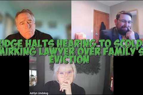 Smiling Lawyer Gets Confronted While Trying to Evict Paying Family!