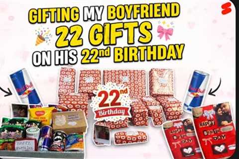 Surprising my boyfriend with 22 gifts for his 22nd birthday😍🎁 |pt. 1