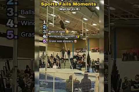 Top 5 Best Sports Fails 😂 (Wait for #1 💀) #shorts  #sportsfails  #funny