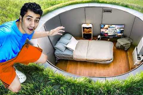 I Built A Secret Underground Bunker!