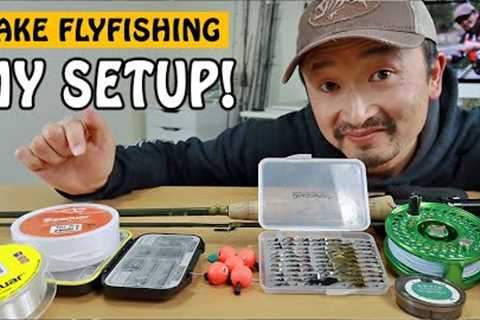 My Lake Fly Fishing Setup for Trout (Stillwater Indicator) | Fishing with Rod