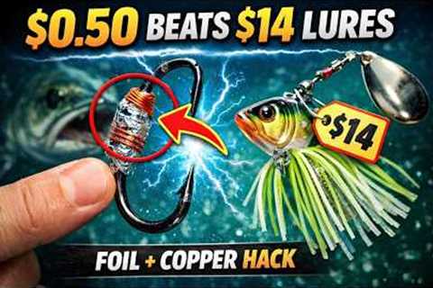 Wrap Aluminum Foil + Copper Wire on Your Hook — The Galvanic Fishing Hack That Beats Any $14 Lure