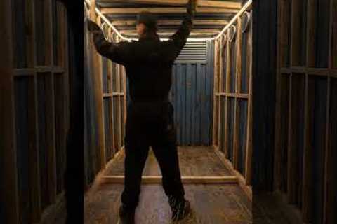 Hidden Shipping Container Bunker Build by the Lake