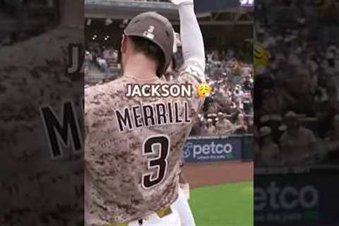 The sound off the bat 😮‍💨 #mlb #padres #baseball #highlights #homerun #sandiegopadres