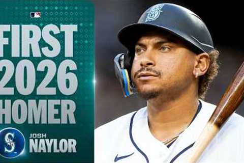 Josh Naylor deposits his first home run of 2026! (3-run blast for the Mariners) 🔱 | MLB Highlights
