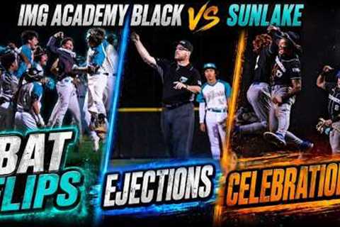 Bat Flips, Bombs &amp; EJECTIONS?! This IMG vs Sunlake Game Had Everything #baseball