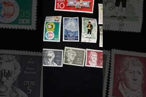 Stamp Collecting: Episode 1 A Nice Collection of CTO Stamps From Germany(DDR) Found So Far.