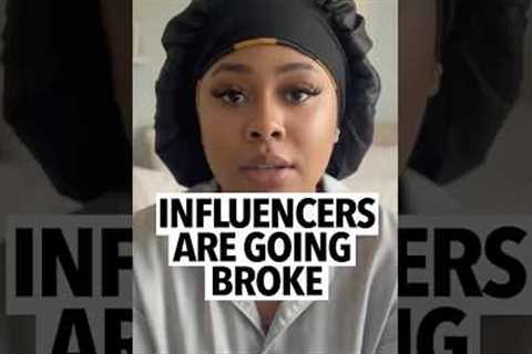 Woman says influencers going broke after making a ton of money on social media is stupid and sad 😢