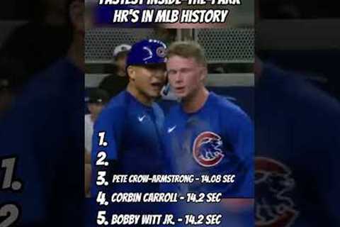 FASTEST Inside-The-Park Home Runs Ever!!