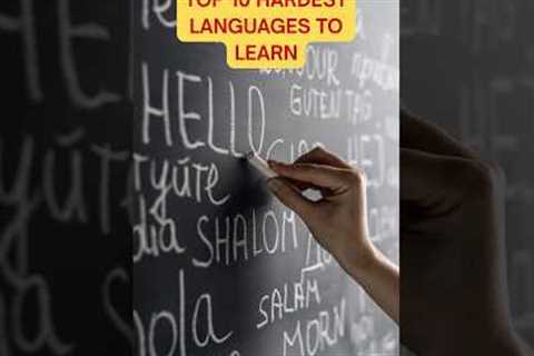 Hardest Languages to Learn 🤓 #language #languagelearning #hindi #mandarin #japan #korean #arabic