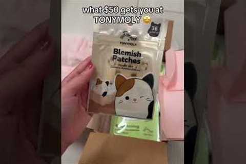 The monthly TONYMOLY bundles are so fun! 🤩#tonymoly #skincare #kbeauty #koreanskincare